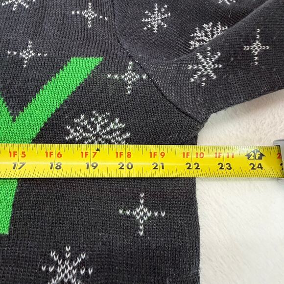 H&M Star Wars Grogu Yoda Joy To the Galaxy Holiday Sweater Size M Christmas - Picture 6 of 8